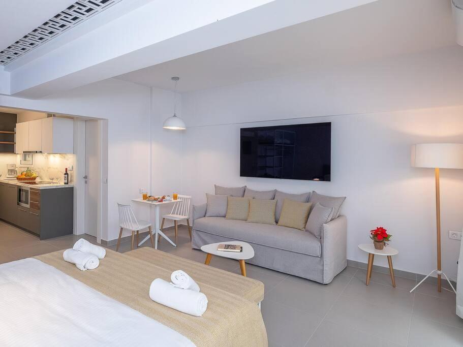 Electra Luxury Apartment At The Heraklion Center Exteriör bild