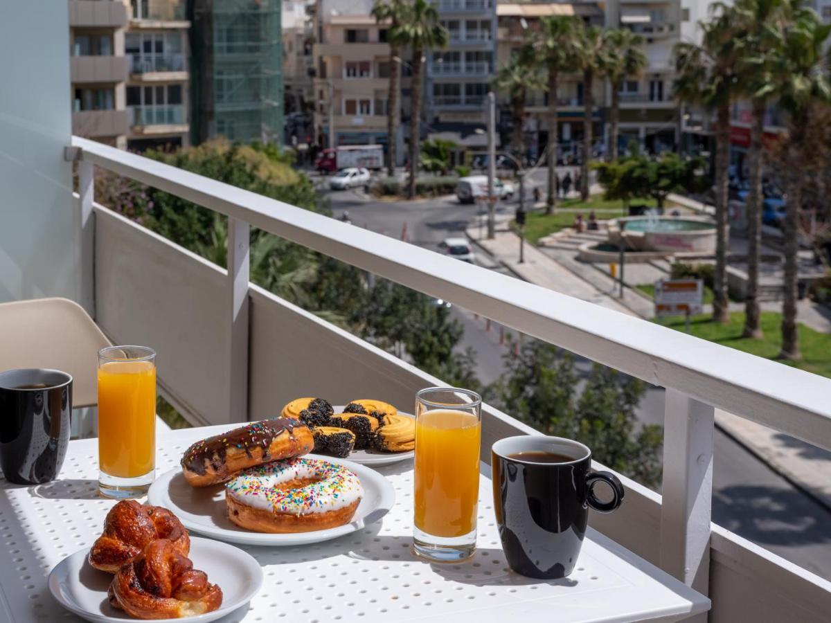 Electra Luxury Apartment At The Heraklion Center Exteriör bild